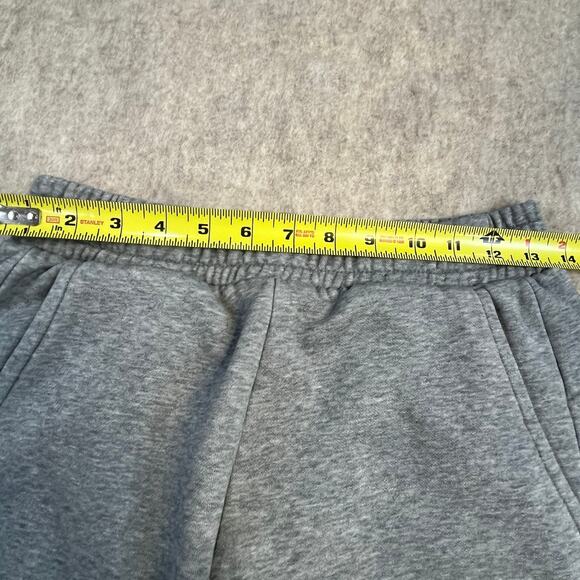 Puma Small Gray Joggers – Fleece-Lined Womens Sweatpants Cuffed Ankles Small - Picture 3 of 7